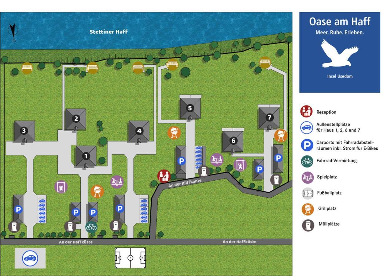 Garz  Appartement "Seestern" - Oase Am Haff מראה חיצוני תמונה
